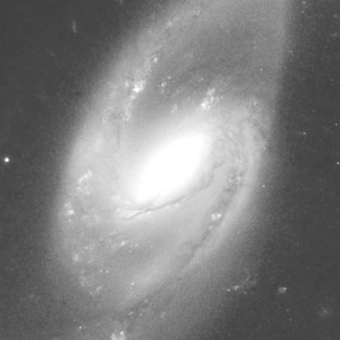 Arp 70 galaxy after AstroSURE, 1:1 crop